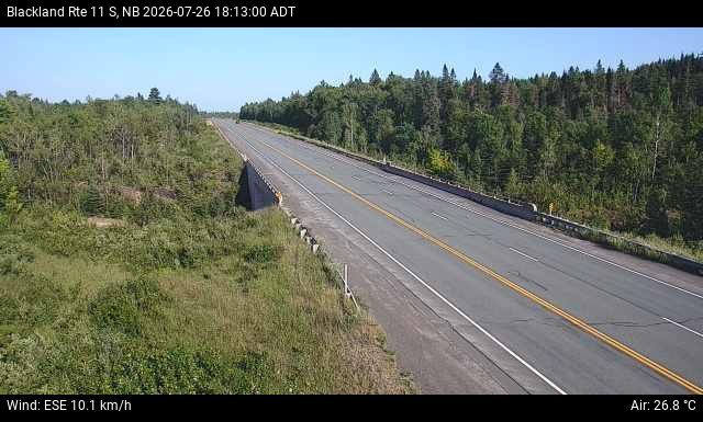 Web Cam image of Blackland (NB Highway 11)