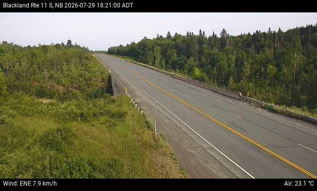 Web Cam image of Blackland (NB Highway 11)