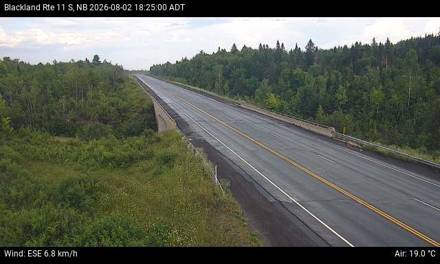 Web Cam image of Blackland (NB Highway 11)
