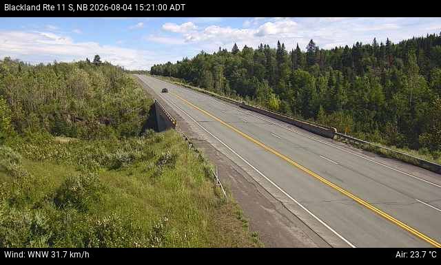 Web Cam image of Blackland (NB Highway 11)