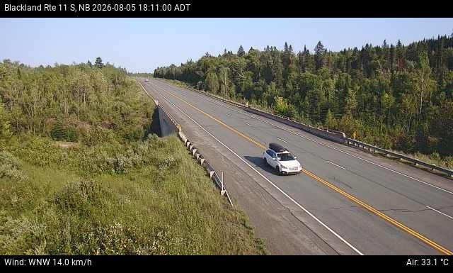 Web Cam image of Blackland (NB Highway 11)