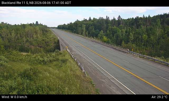 Web Cam image of Blackland (NB Highway 11)