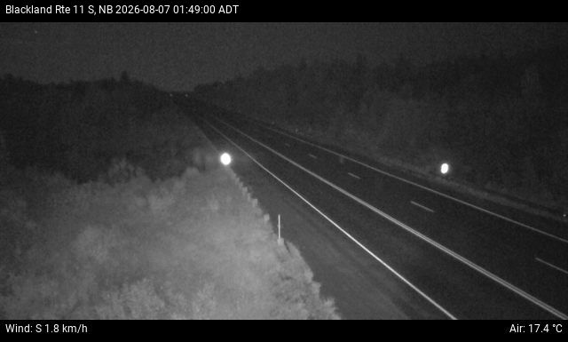 Web Cam image of Blackland (NB Highway 11)