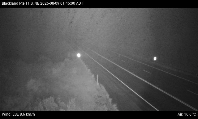 Web Cam image of Blackland (NB Highway 11)