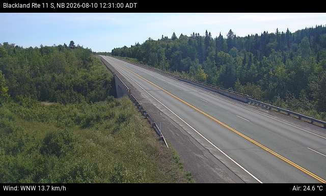 Web Cam image of Blackland (NB Highway 11)