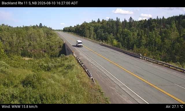 Web Cam image of Blackland (NB Highway 11)