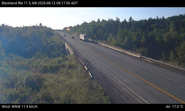 Web Cam image of Blackland (NB Highway 11)