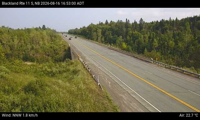 Web Cam image of Blackland (NB Highway 11)