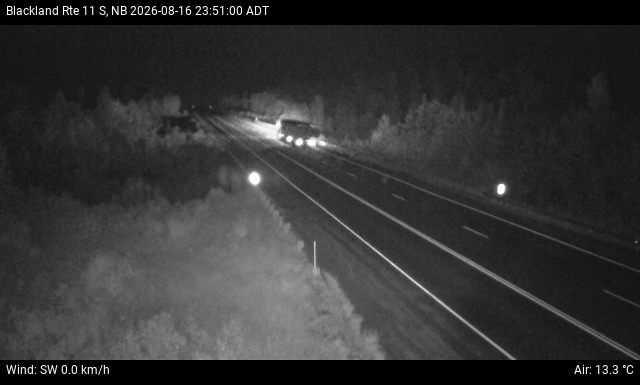 Web Cam image of Blackland (NB Highway 11)