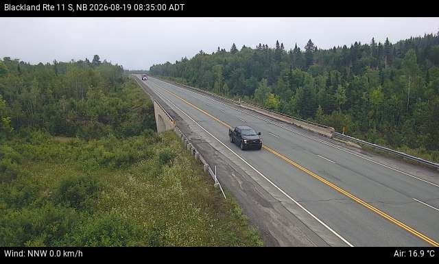 Web Cam image of Blackland (NB Highway 11)
