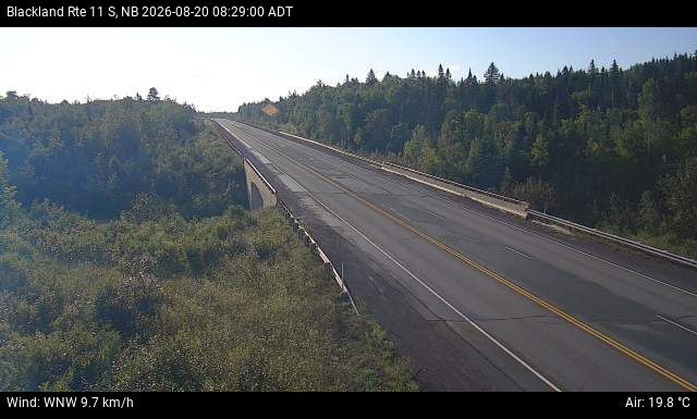 Web Cam image of Blackland (NB Highway 11)