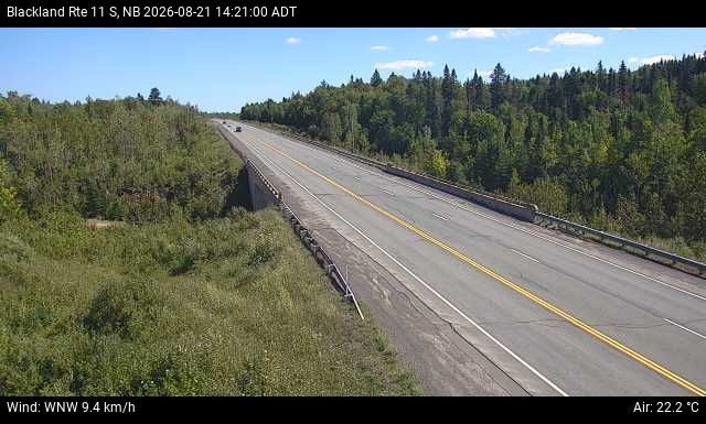 Web Cam image of Blackland (NB Highway 11)
