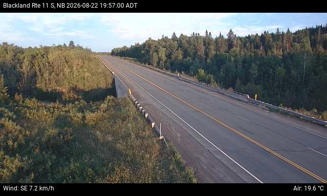 Web Cam image of Blackland (NB Highway 11)