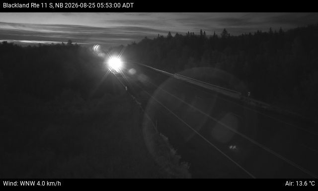 Web Cam image of Blackland (NB Highway 11)