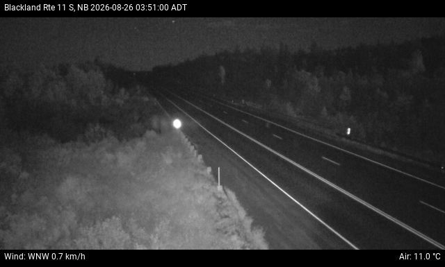 Web Cam image of Blackland (NB Highway 11)