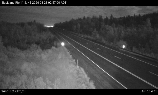 Web Cam image of Blackland (NB Highway 11)