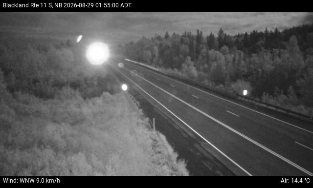 Web Cam image of Blackland (NB Highway 11)