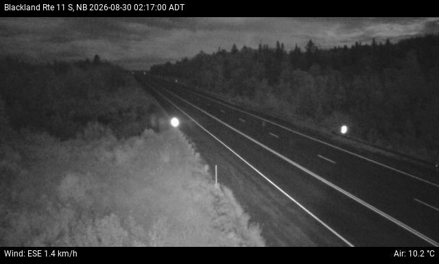 Web Cam image of Blackland (NB Highway 11)