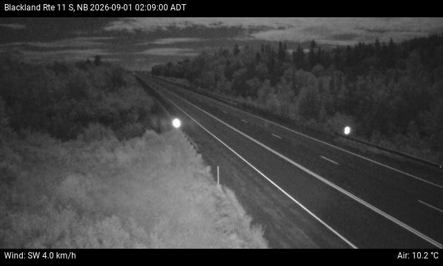 Web Cam image of Blackland (NB Highway 11)