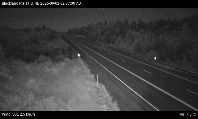 Web Cam image of Blackland (NB Highway 11)