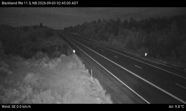 Web Cam image of Blackland (NB Highway 11)