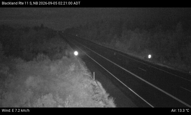 Web Cam image of Blackland (NB Highway 11)