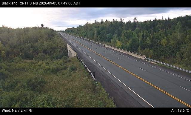 Web Cam image of Blackland (NB Highway 11)