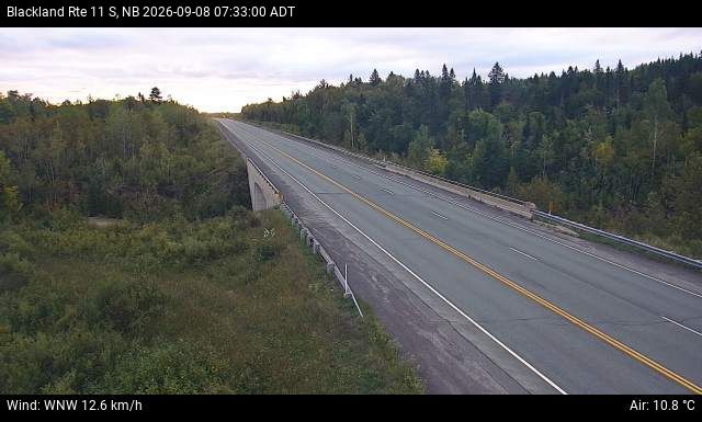 Web Cam image of Blackland (NB Highway 11)