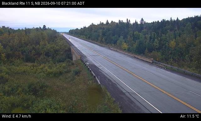 Web Cam image of Blackland (NB Highway 11)
