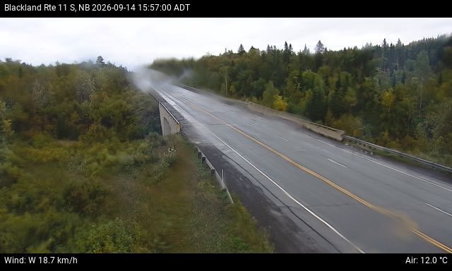 Web Cam image of Blackland (NB Highway 11)