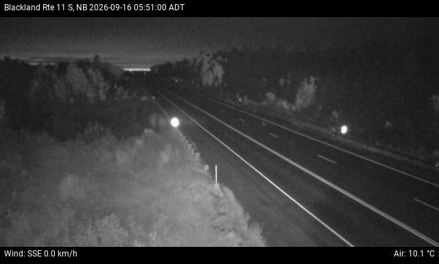 Web Cam image of Blackland (NB Highway 11)