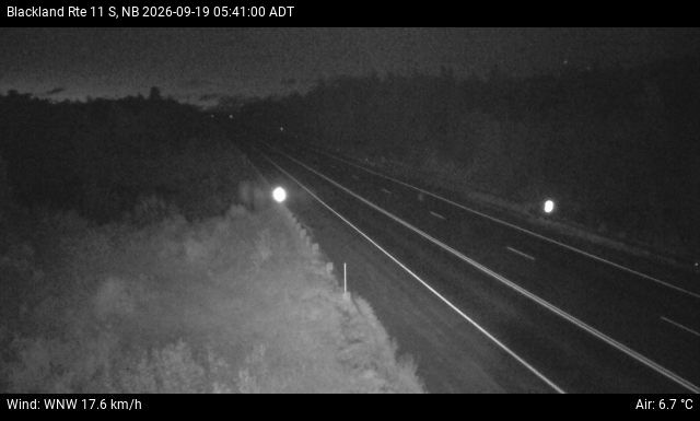 Web Cam image of Blackland (NB Highway 11)