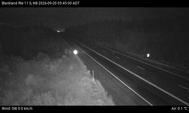 Web Cam image of Blackland (NB Highway 11)