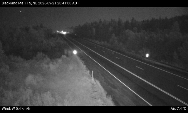 Web Cam image of Blackland (NB Highway 11)