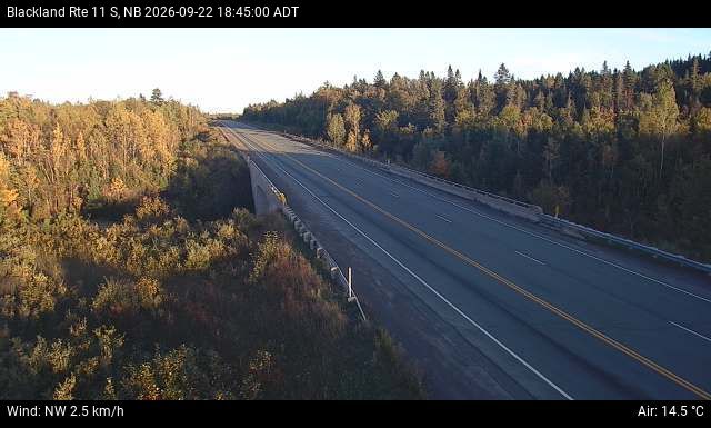 Web Cam image of Blackland (NB Highway 11)