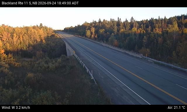 Web Cam image of Blackland (NB Highway 11)