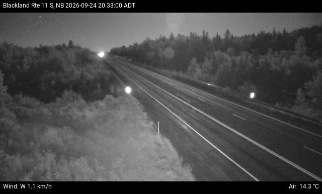 Web Cam image of Blackland (NB Highway 11)