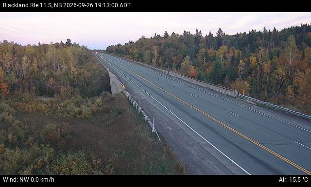 Web Cam image of Blackland (NB Highway 11)