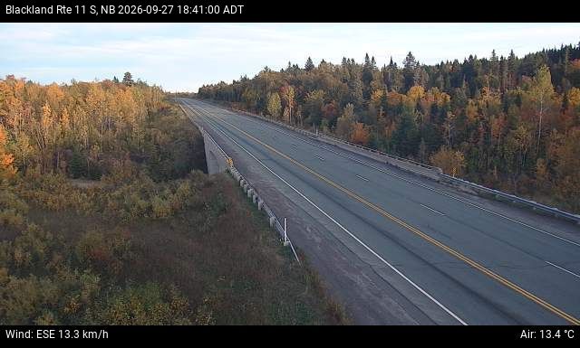 Web Cam image of Blackland (NB Highway 11)