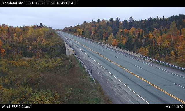 Web Cam image of Blackland (NB Highway 11)