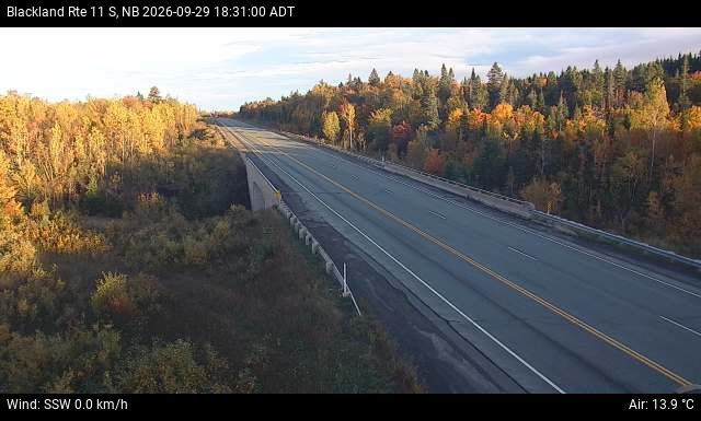 Web Cam image of Blackland (NB Highway 11)