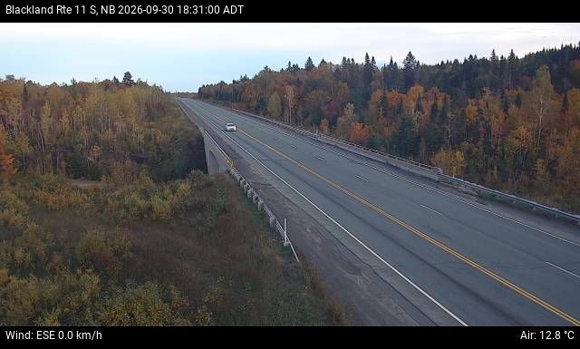 Web Cam image of Blackland (NB Highway 11)