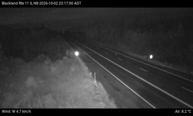 Web Cam image of Blackland (NB Highway 11)