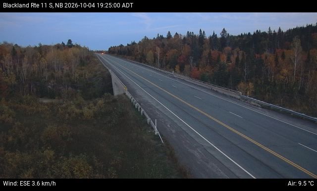 Web Cam image of Blackland (NB Highway 11)