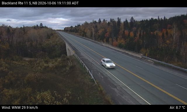 Web Cam image of Blackland (NB Highway 11)