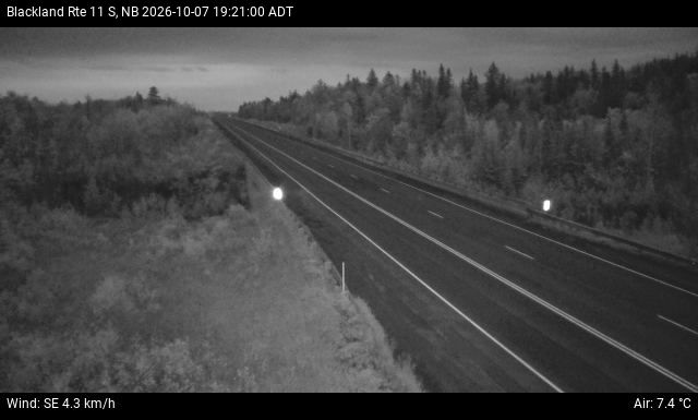 Web Cam image of Blackland (NB Highway 11)
