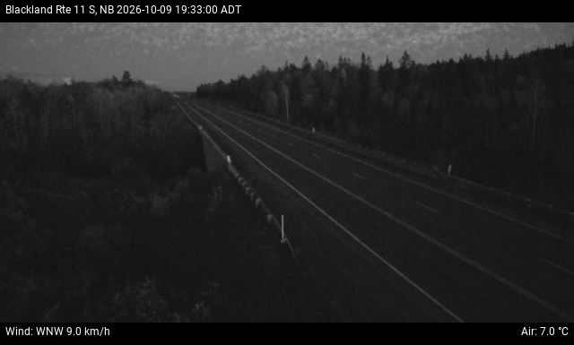 Web Cam image of Blackland (NB Highway 11)