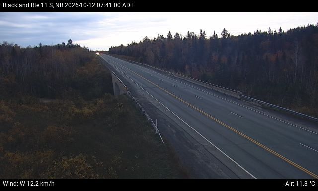 Web Cam image of Blackland (NB Highway 11)