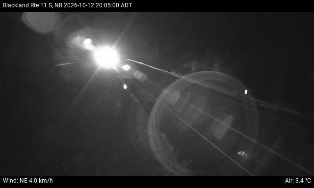 Web Cam image of Blackland (NB Highway 11)