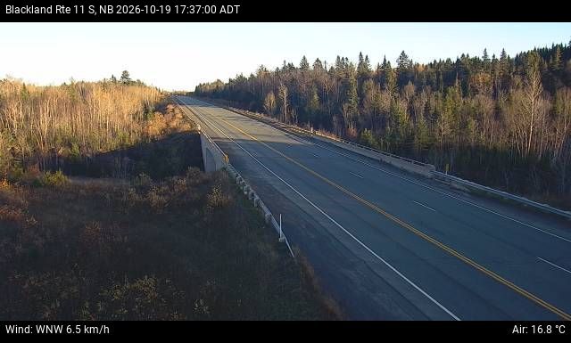 Web Cam image of Blackland (NB Highway 11)